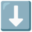 down arrow Noto Emoji