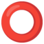 hollow red circle Noto Emoji